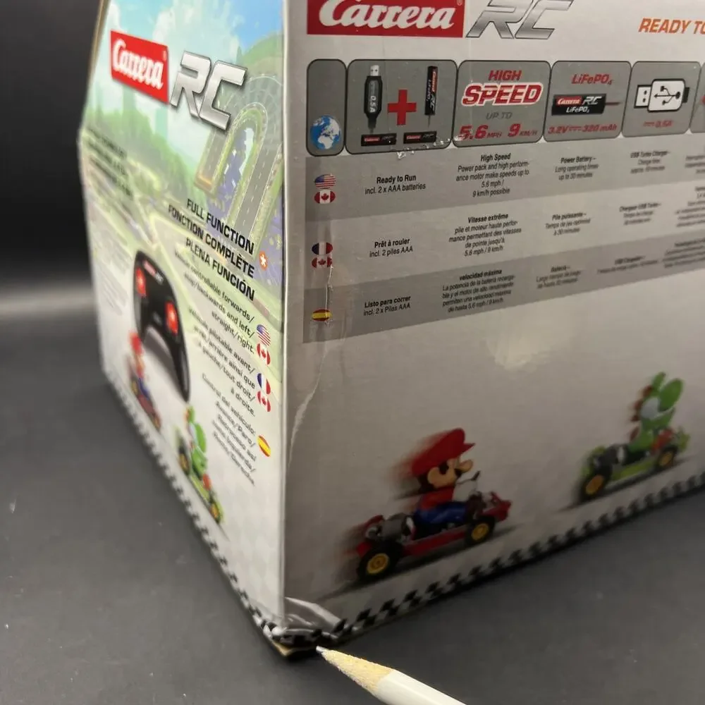 Carrera RC Mario Kart Princess PEACH Pipe Kart Remote Control Car Brand New